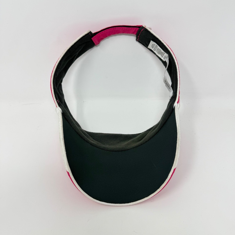Nike 2008 Golf Womens Visor Pink White Swoosh Adjustable Athletic Hat 256875-629 - Picture 6 of 9
